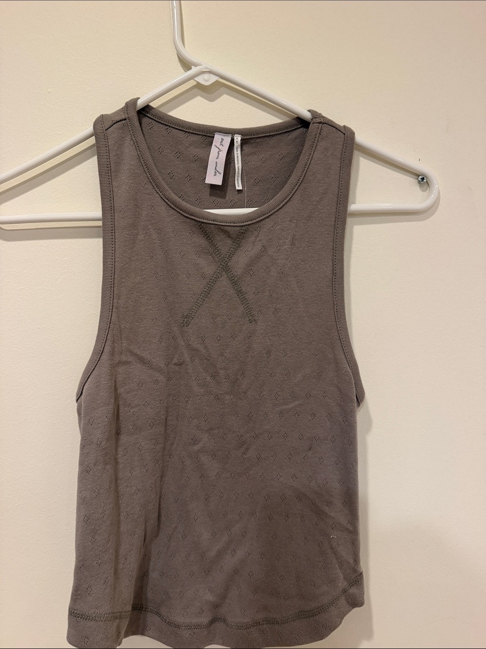 Urban Outfitters Taupe Sleeveless Knit Tank